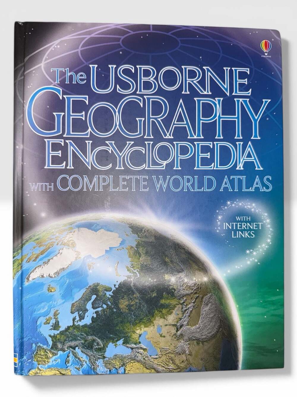 The Usborne Geography Encyclopedia with Complete World Atlas Hardcover Book